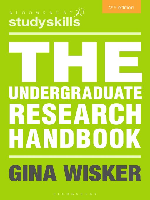 Title details for The Undergraduate Research Handbook by Gina Wisker - Available